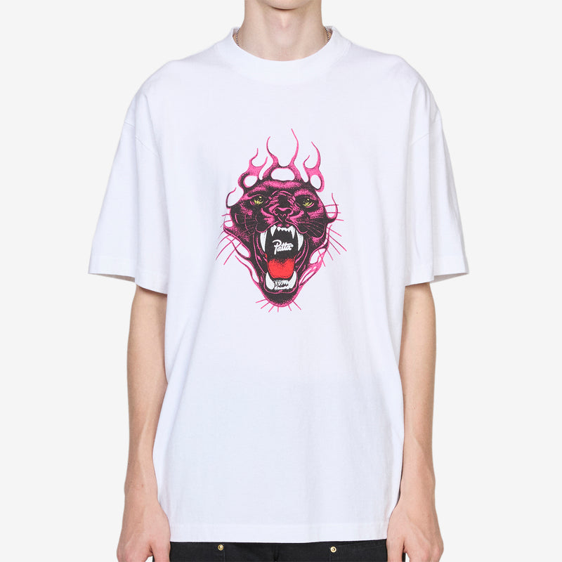 Fire Panther T-Shirt White Tees