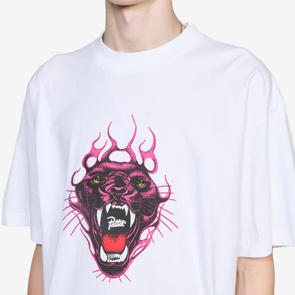 Fire Panther T-Shirt White Tees
