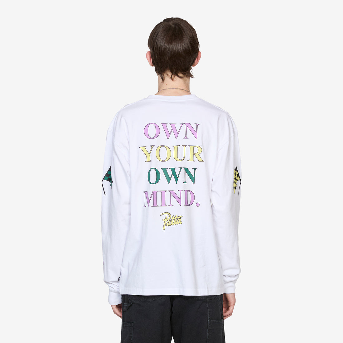 Own Your Own Mind Long Sleeve T-Shirt White Tees