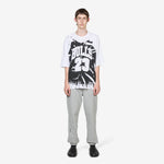 M J Jersey OS T-Shirt White | Black