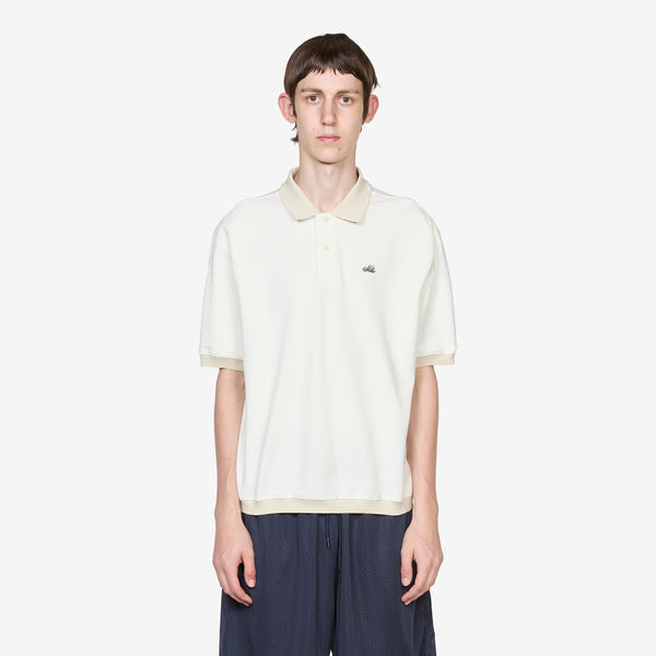 Nike Life Short Sleeve Heavyweight Polo Sail | Light Khaki | Medium Olive Tees