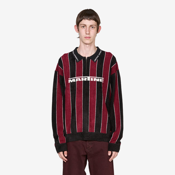 Sporty Logo Polo Black Jumpers