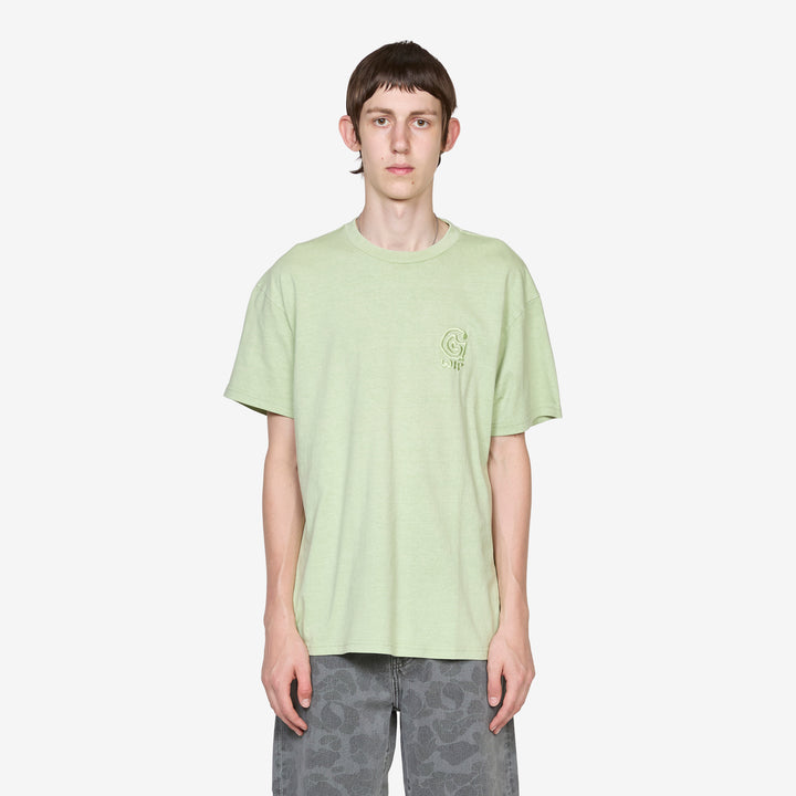 Helix Redux T-Shirt Pale Olive Front