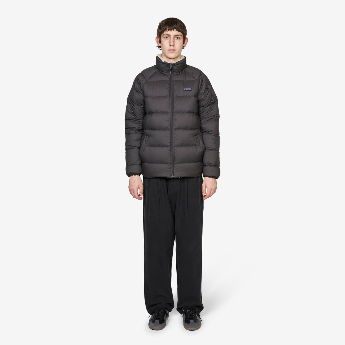 Reversible Silent Down Jacket Black Jackets