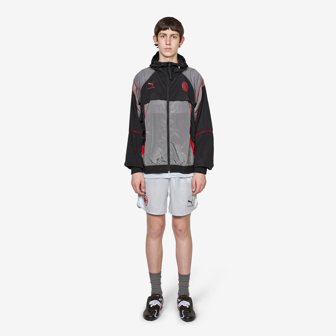 Slam Jam x AC Milan x Jacket Flat Medium Gray | PUMA Black Jackets