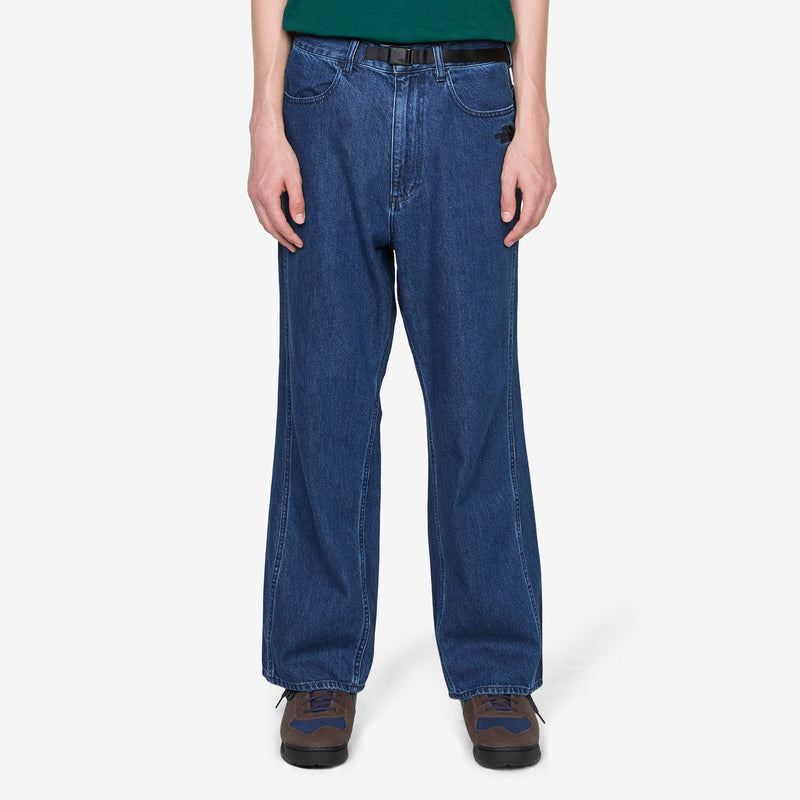 Triple Side Seam Denim Pants Estate Blue Pants