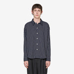 Exact Shirt Black Office Stripe