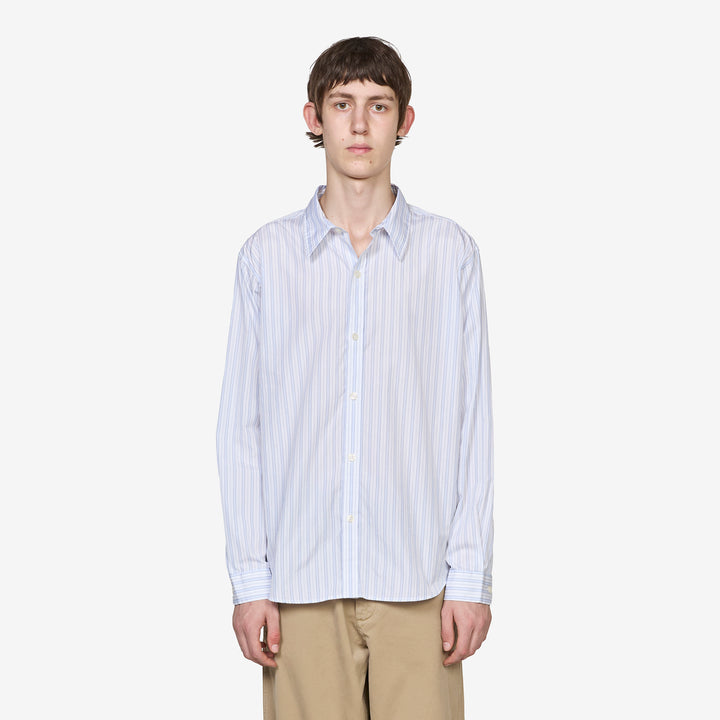 Evening Shirt Off White Business Stripe Front
