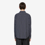 Exact Shirt Black Office Stripe