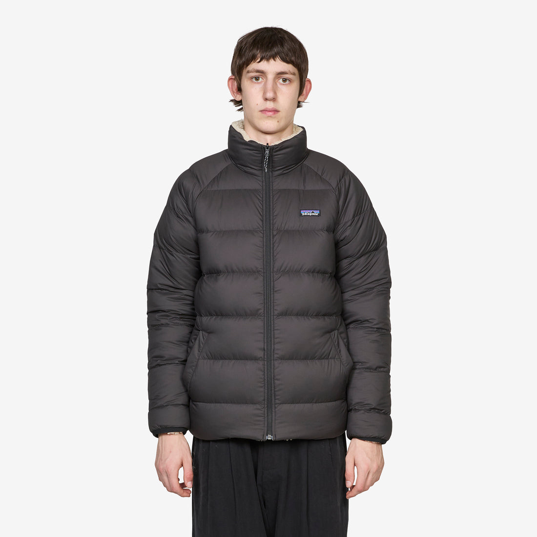 Reversible Silent Down Jacket Black Jackets