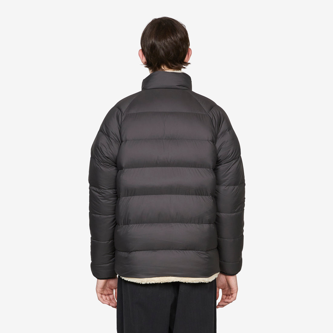 Reversible Silent Down Jacket Black Jackets