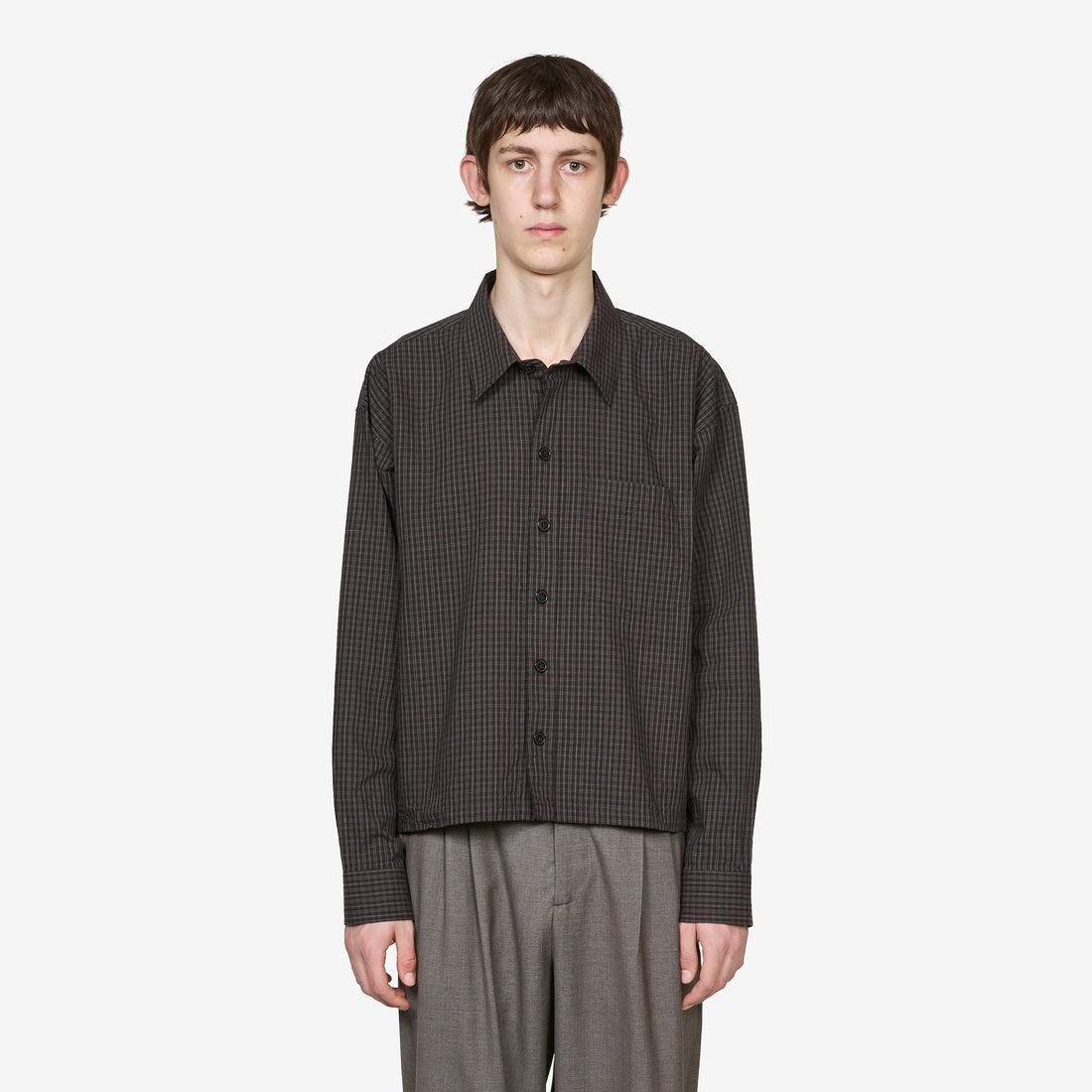 Priority Shirt Dark Linen Check Shirts