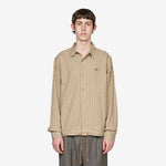 Check Flannel Shacket France Blue | Viennese Date