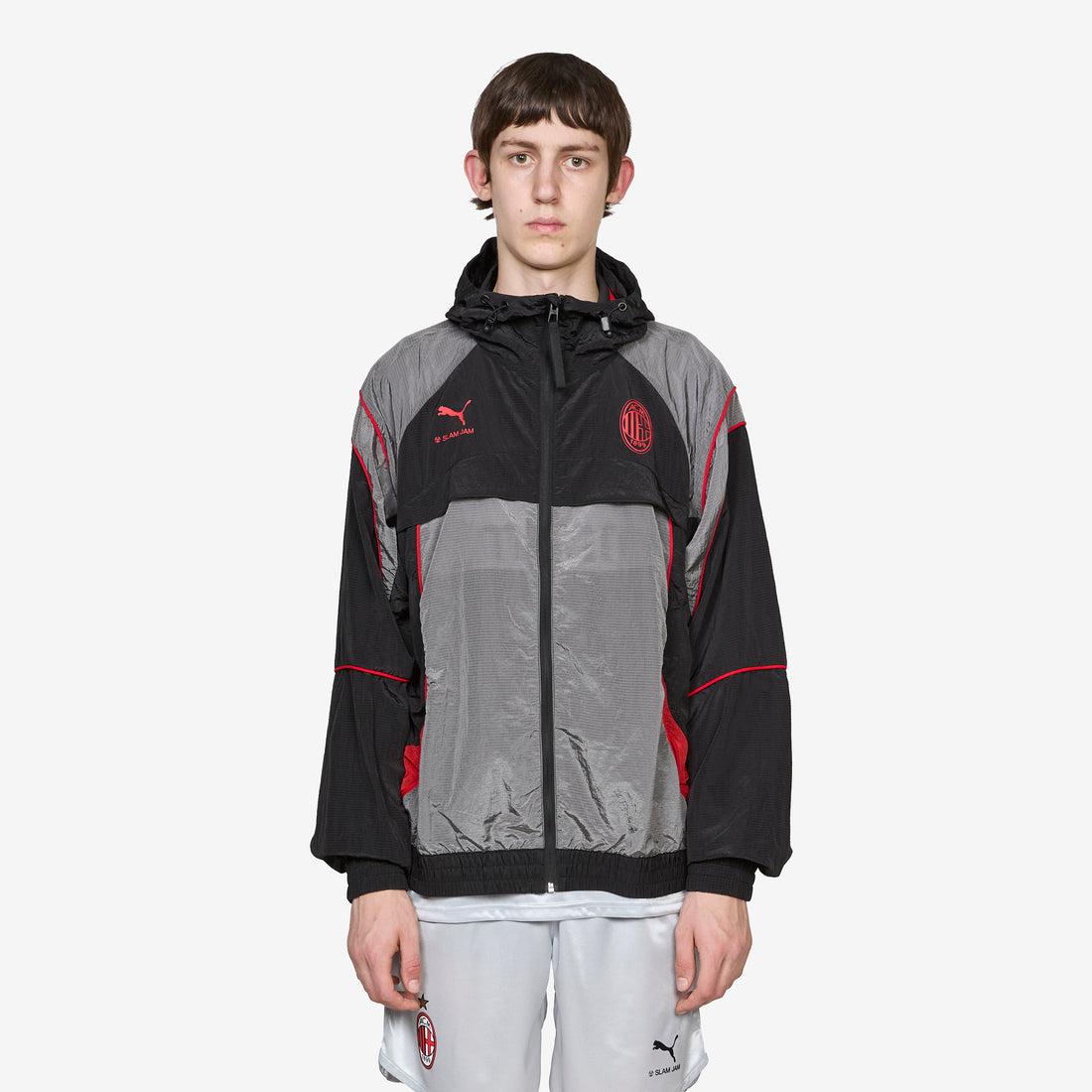 Slam Jam x AC Milan x Jacket Flat Medium Gray | PUMA Black Jackets