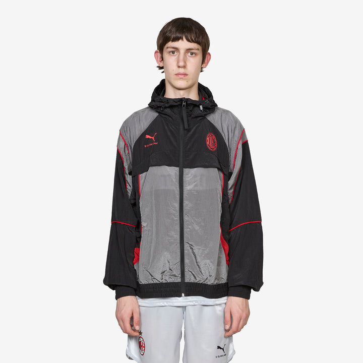 Slam Jam x AC Milan x Jacket Flat Medium Gray | PUMA Black Front