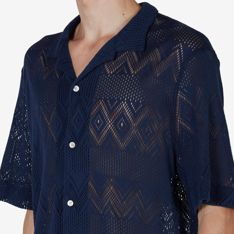 Gioia Shirt Midnight Crochet