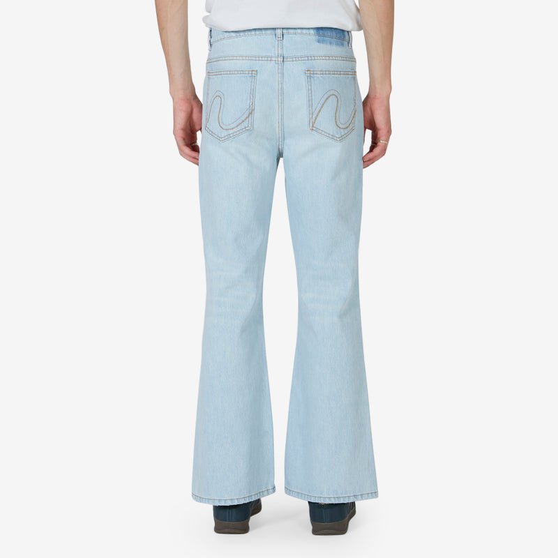 Unisex Distressed Denim Pant Light Blue