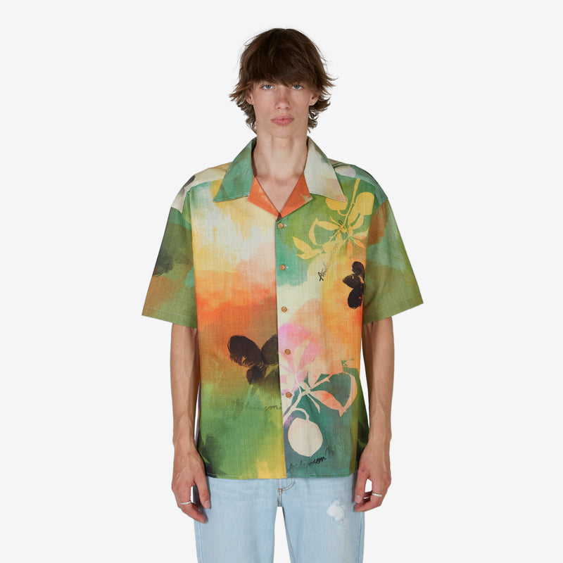 Rhino Tie Dye Print Shirt Multi