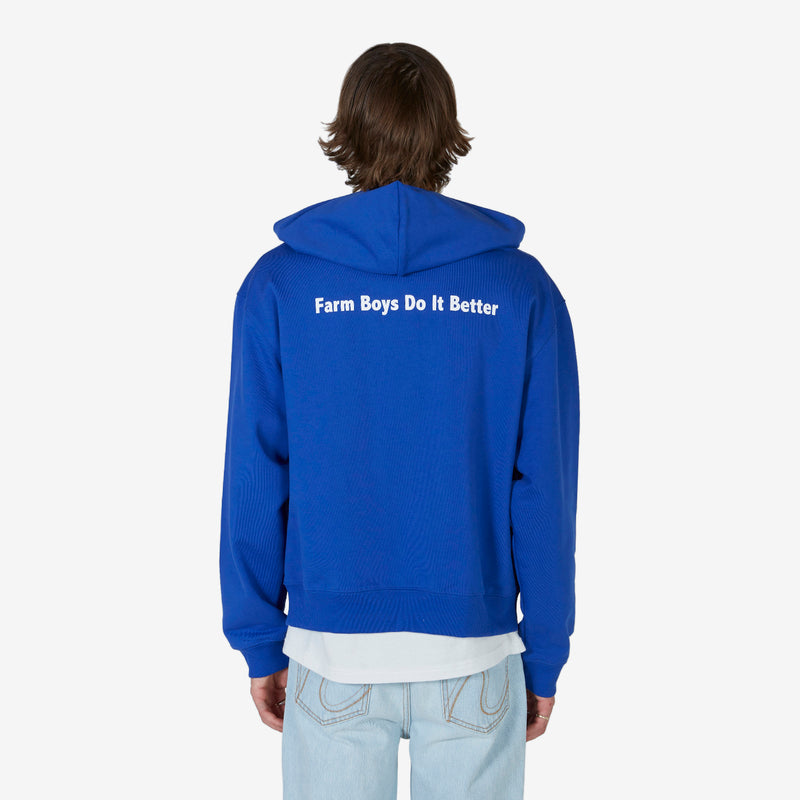 Unisex Quil Lemons Farm Hoodie Blue