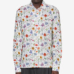 Floral Shirt White | Red | Purple