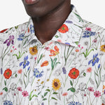 Floral Shirt White | Red | Purple