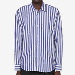 Logos Stripe Shirt Navy | White