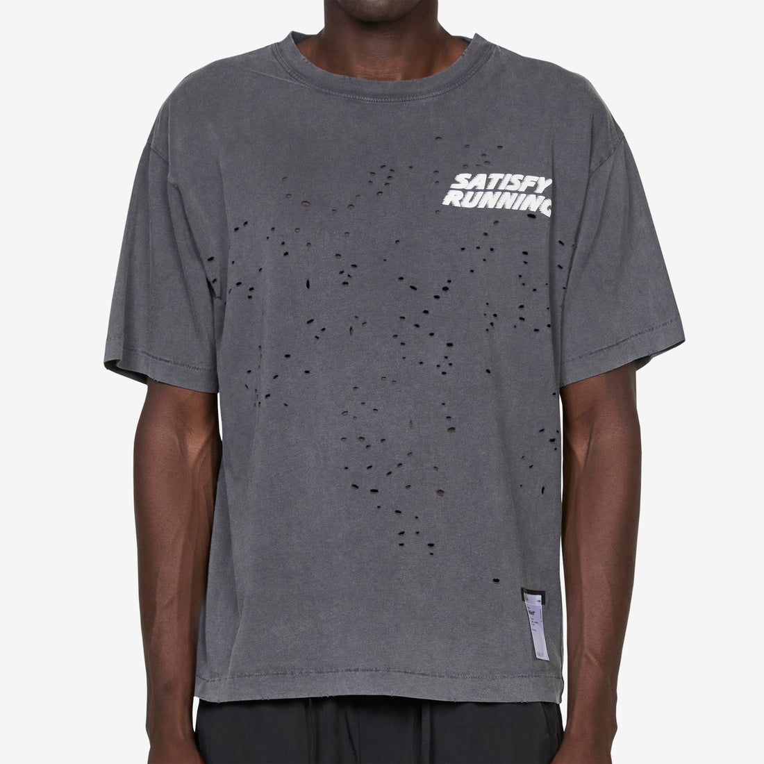 MothTech™ Logo T-Shirt Aged Black Tees