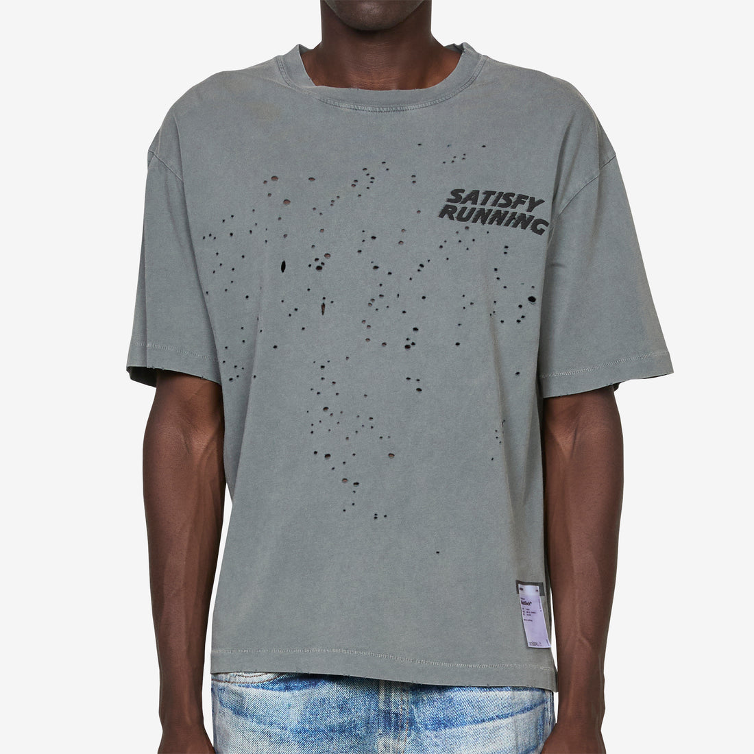 MothTech™ Logo T-Shirt Faded Black Tees