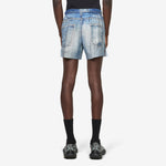 PeaceShell™ 5 Unlined Shorts Digital Denim
