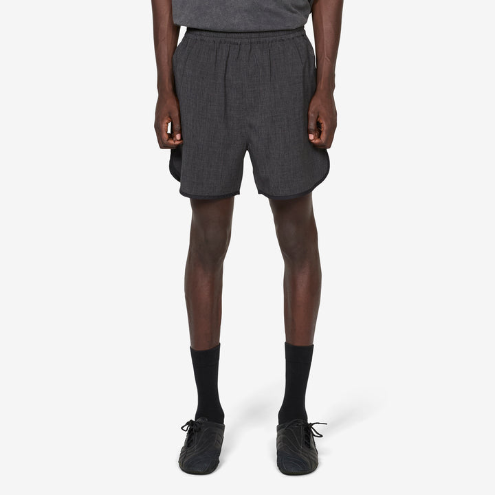 Fly Shorts Charcoal Front