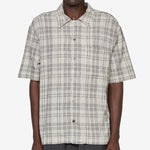 Wave Shirt Black Ecru Mini Check