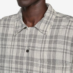 Wave Shirt Black Ecru Mini Check