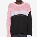 Richman Open Knit Pink | Black