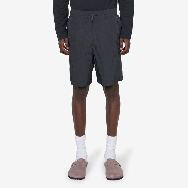 Grey Short 8" Black Shorts