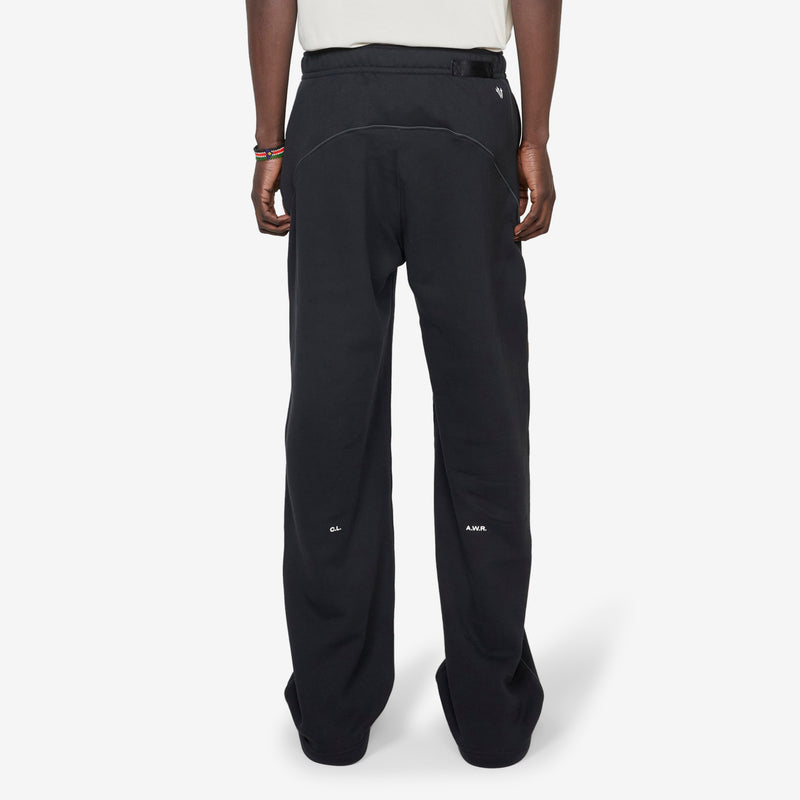 NOCTA Open-Hem Fleece Sweatpant Black | White Pants