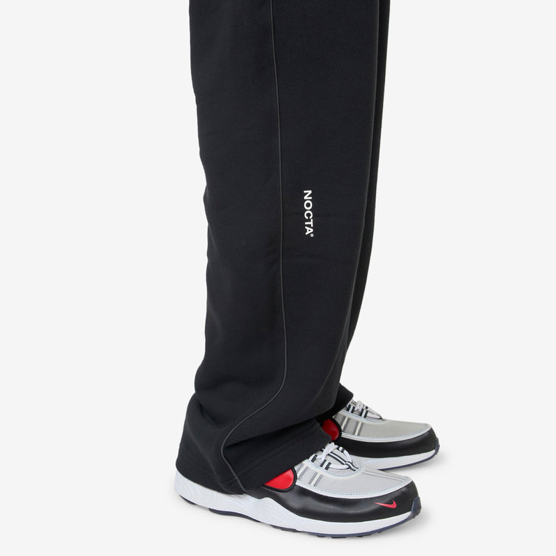 NOCTA Open-Hem Fleece Sweatpant Black | White Pants