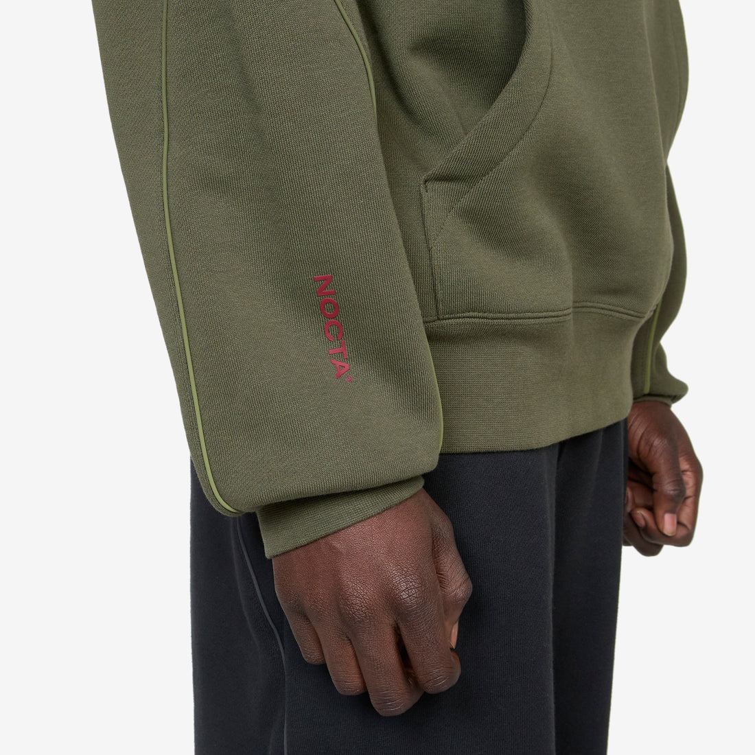 NOCTA Fleece Hoodie Cargo Khaki | Team Red Jumpers