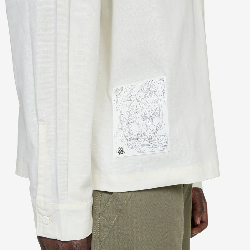 Nike Life Chambray Longsleeve Painters Shirt Light Khaki | White | Black Shirts