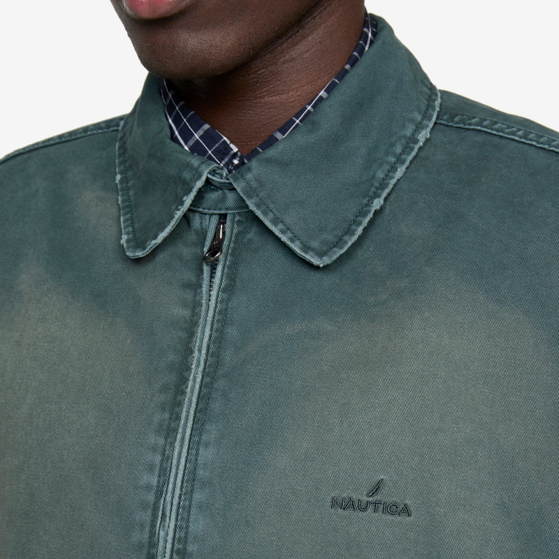 Crushed Chino Blouson Olive Jackets