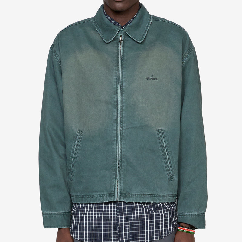 Crushed Chino Blouson Olive Jackets