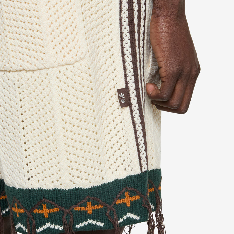 CLOT by Edison Chen x Crochet Shorts Cream White Shorts