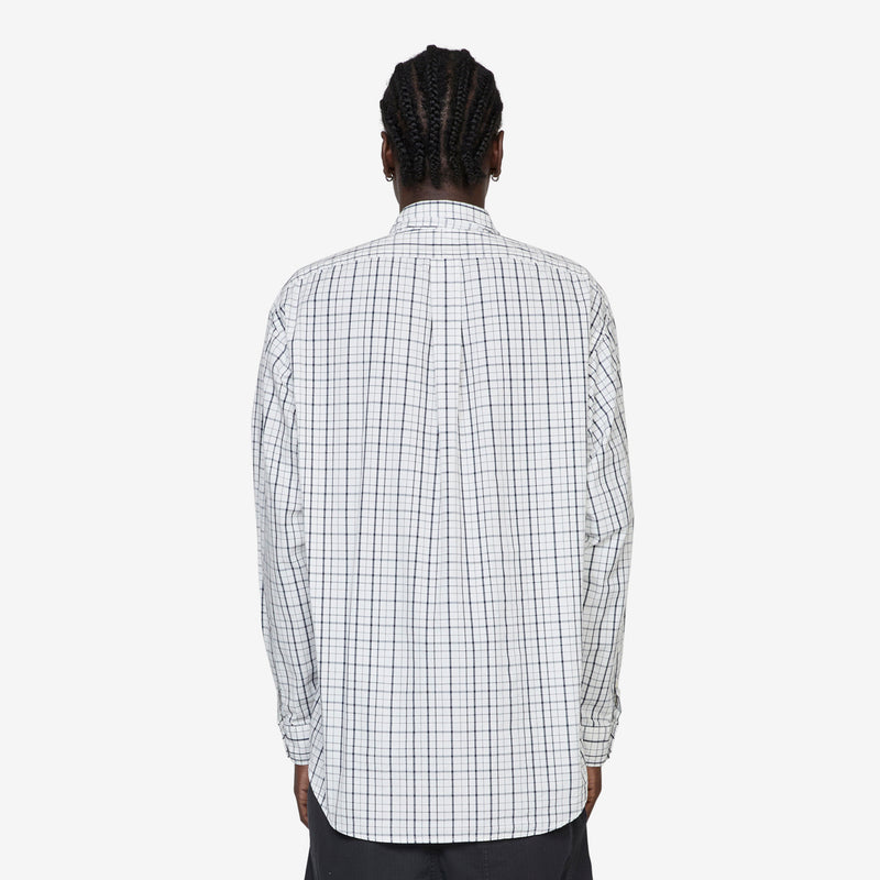 Twill Tattersall Longsleeve Shirt Off White Shirts