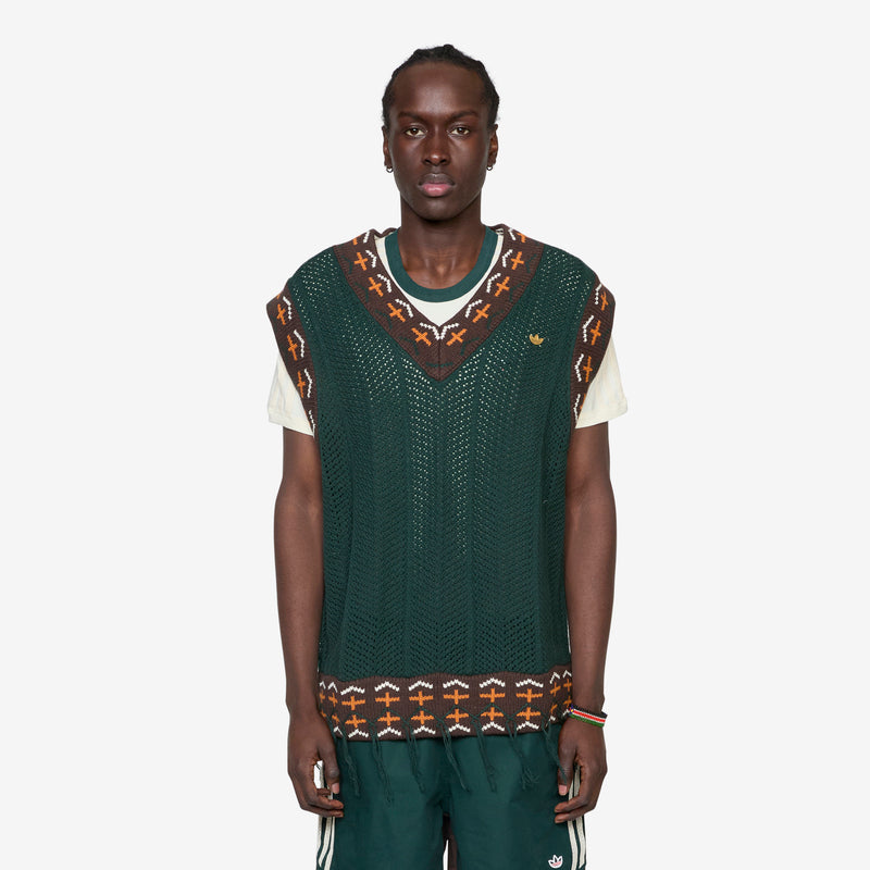 CLOT by Edison Chen x Crochet Vest Green Night Jumpers