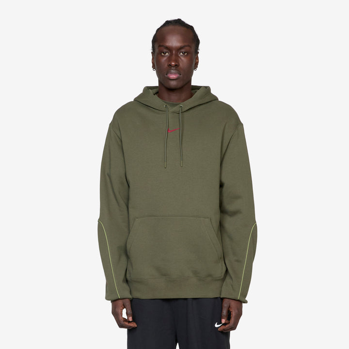 NOCTA Fleece Hoodie Cargo Khaki | Team Red Front