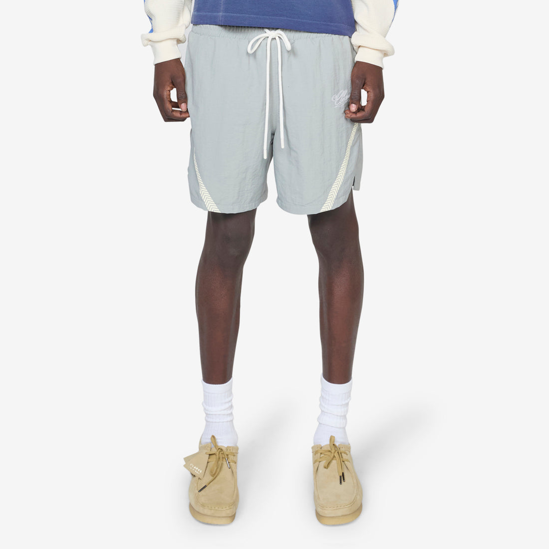 Nylon Running Short Smoke Shorts