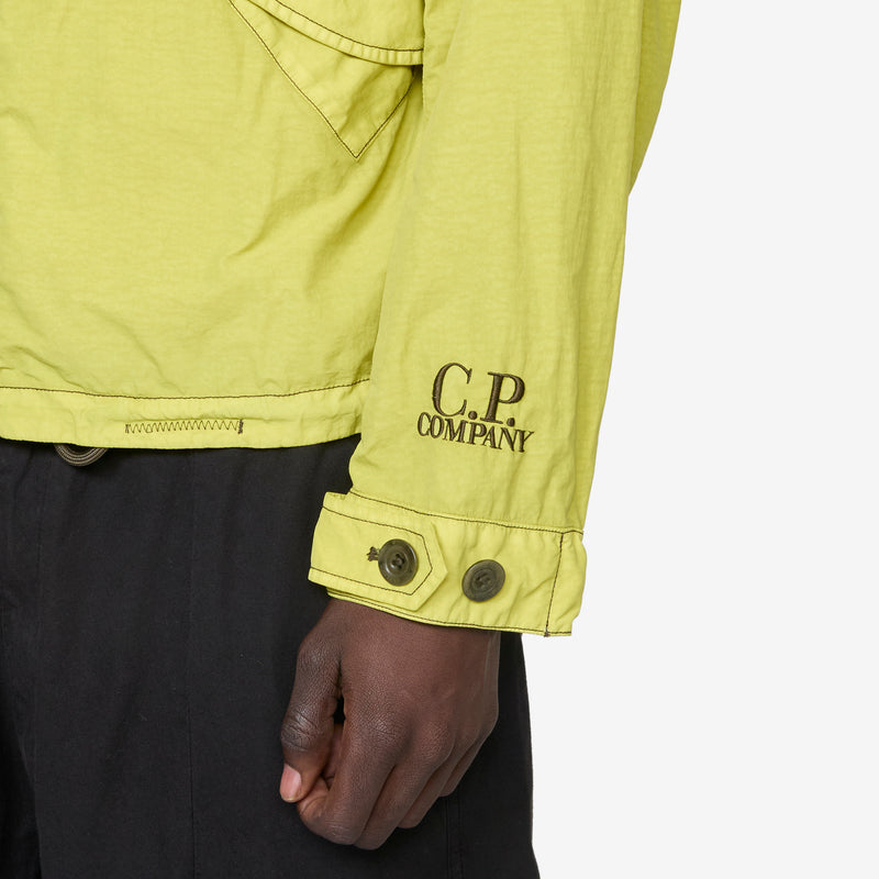 Contrast Flatt Nylon Hooded Jacket Cress Green Jackets