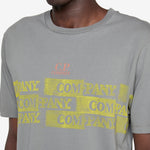 24/1 Jersey Horizontal Logo T-Shirt Smoked Pearl