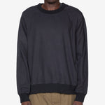 Woven Sweatshirt Indigo