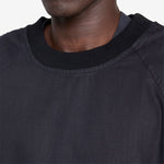 Woven Sweatshirt Indigo