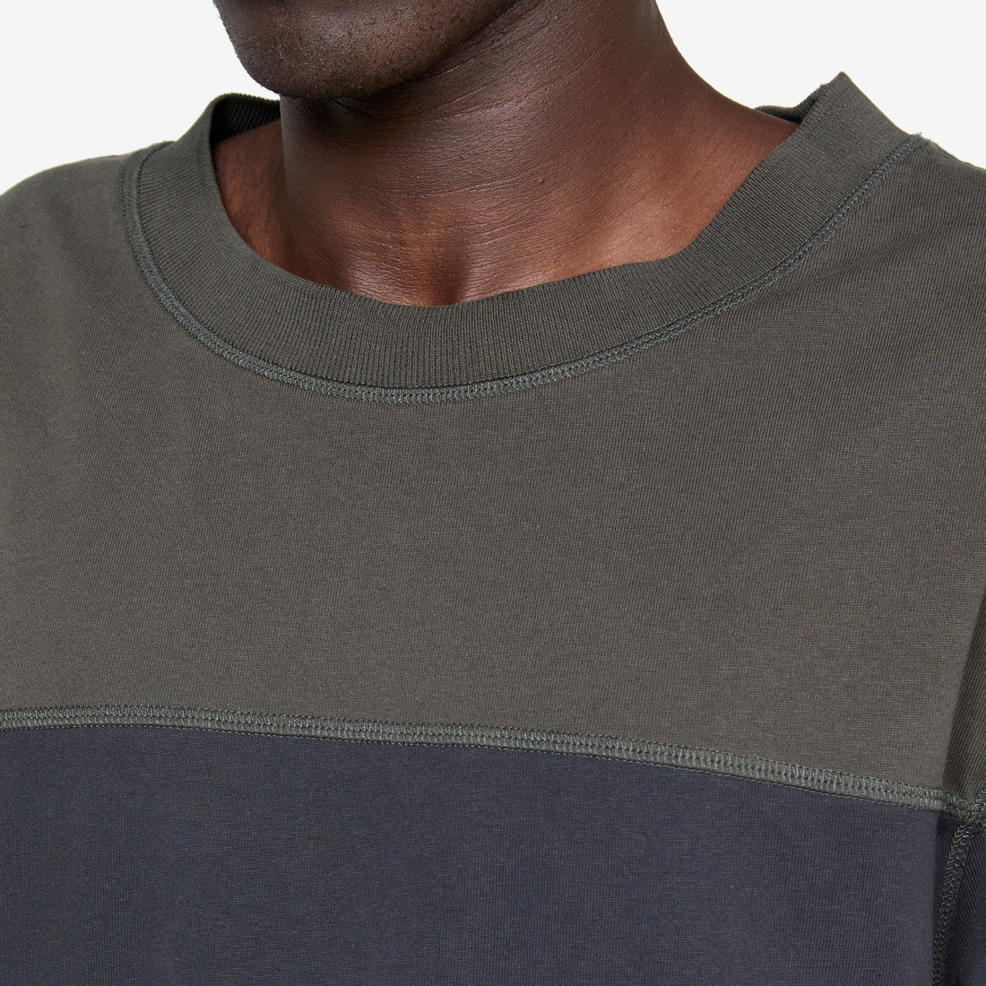 Panel T-Shirt Assam | Off Black Tees